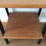 Pair of solid oak bedside tables