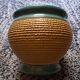 Very original vintage ceramic with a woven effect.