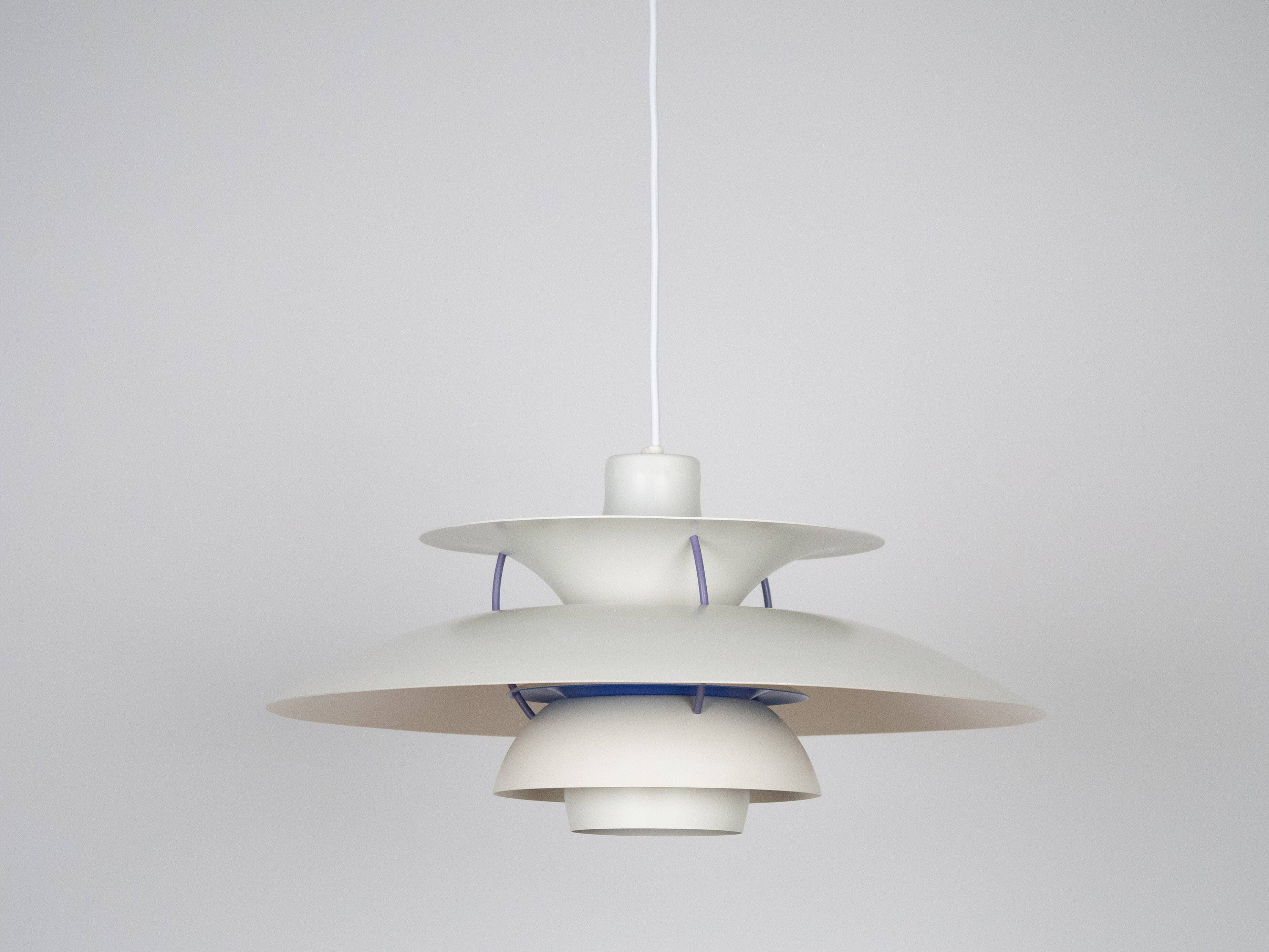 Danish vintage pendant lamp PH 5 by Poul Henningsen, Louis Poulsen, 1958