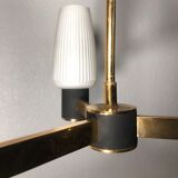 Arlus suspension chandelier 3 branches and tulips