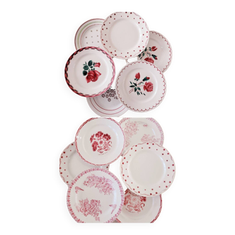 Mix and match assiettes plates