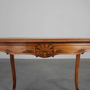 Late 19th‑century Walnut side table in the Louis XV style, France