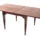 Extendable dinning table from fratelli proserpio, mid-century italy