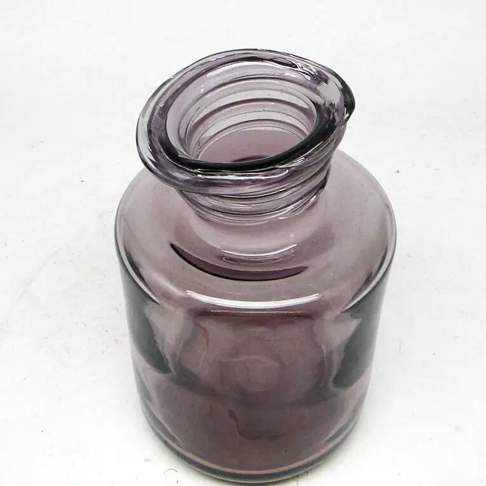 Postmodern vase, glass, designed by S. Sadowski, Poland, 1970s