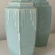 Blue art deco vase odyv celadon