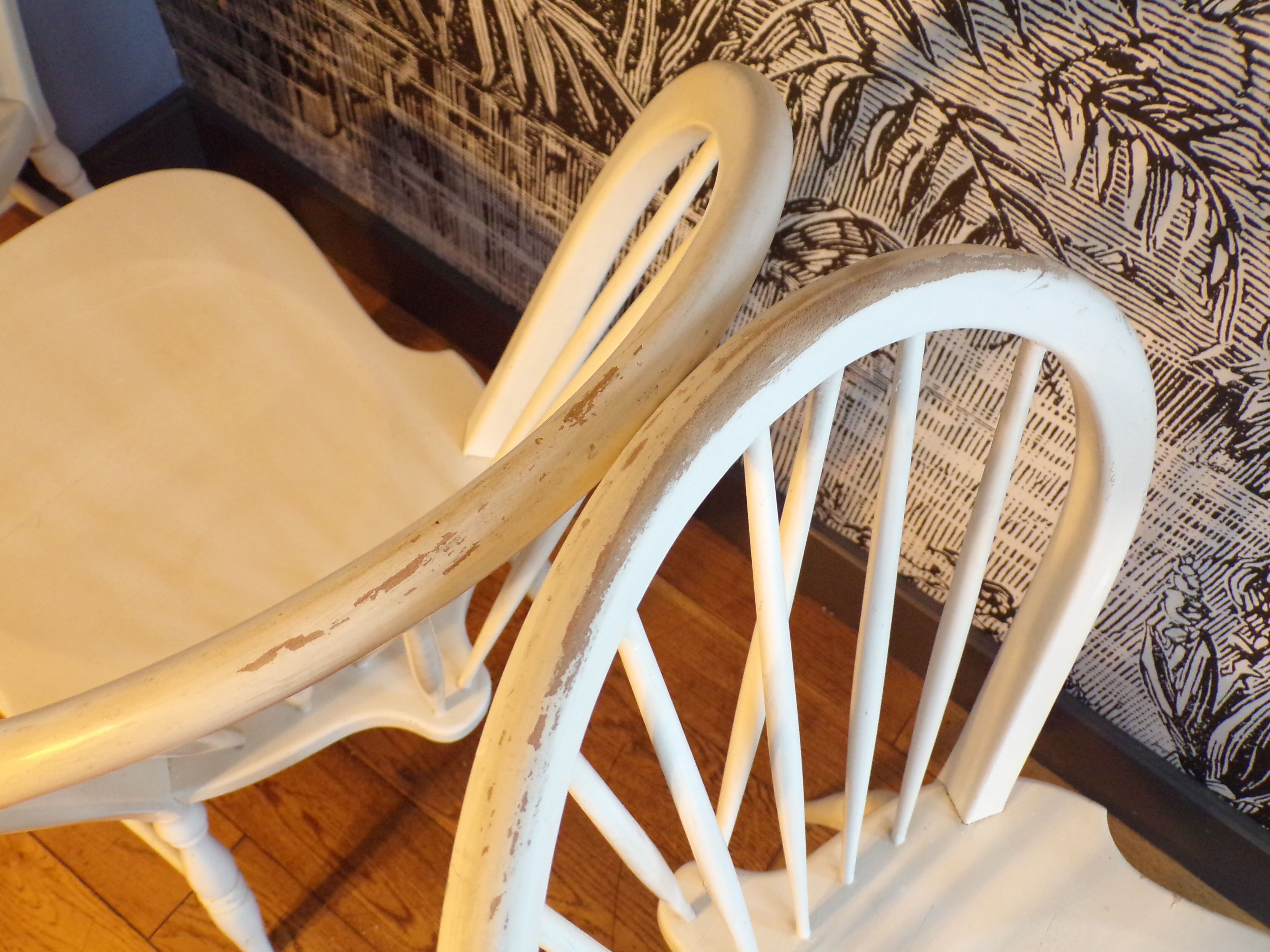 Suite 4 chairs Scandinavian windsor