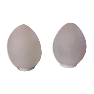 Egg lamps pair