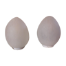 Egg lamps pair