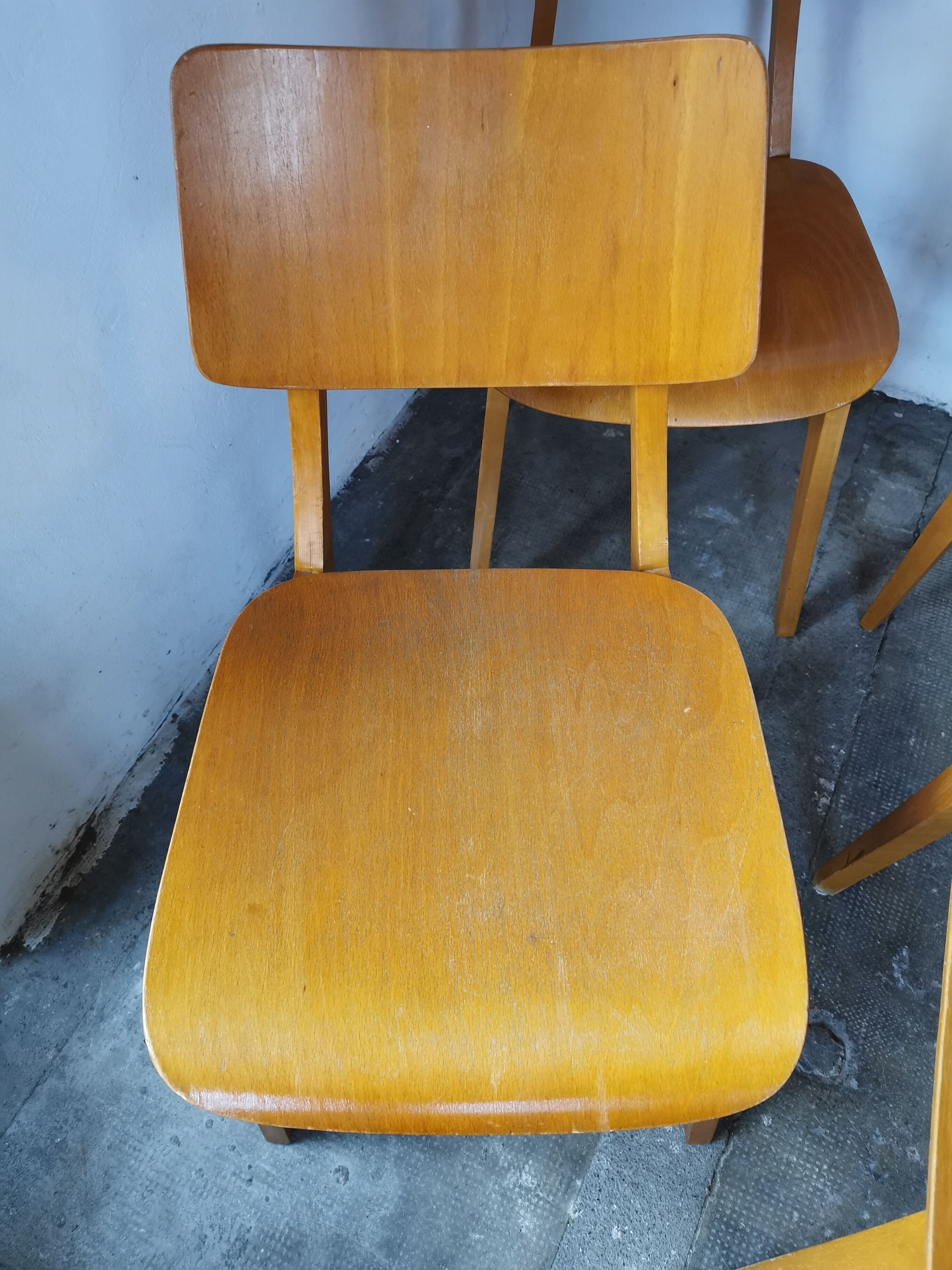 Set of 6 chairs from the 60s