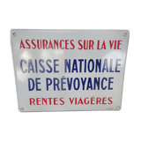 Ancienne plaque émaillée