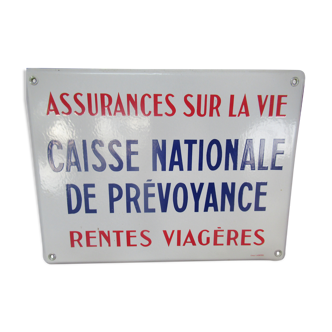 Ancienne plaque émaillée