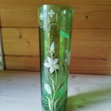 Enameled vase