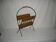 rattan magazine rack from the 50s