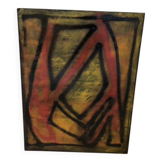 Abstract vintage painting