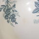 5 soup plates in St. Amandinoise earthenware model Margot, iron earth.