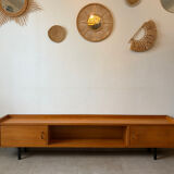 Vintage low oak sideboard (shallow)