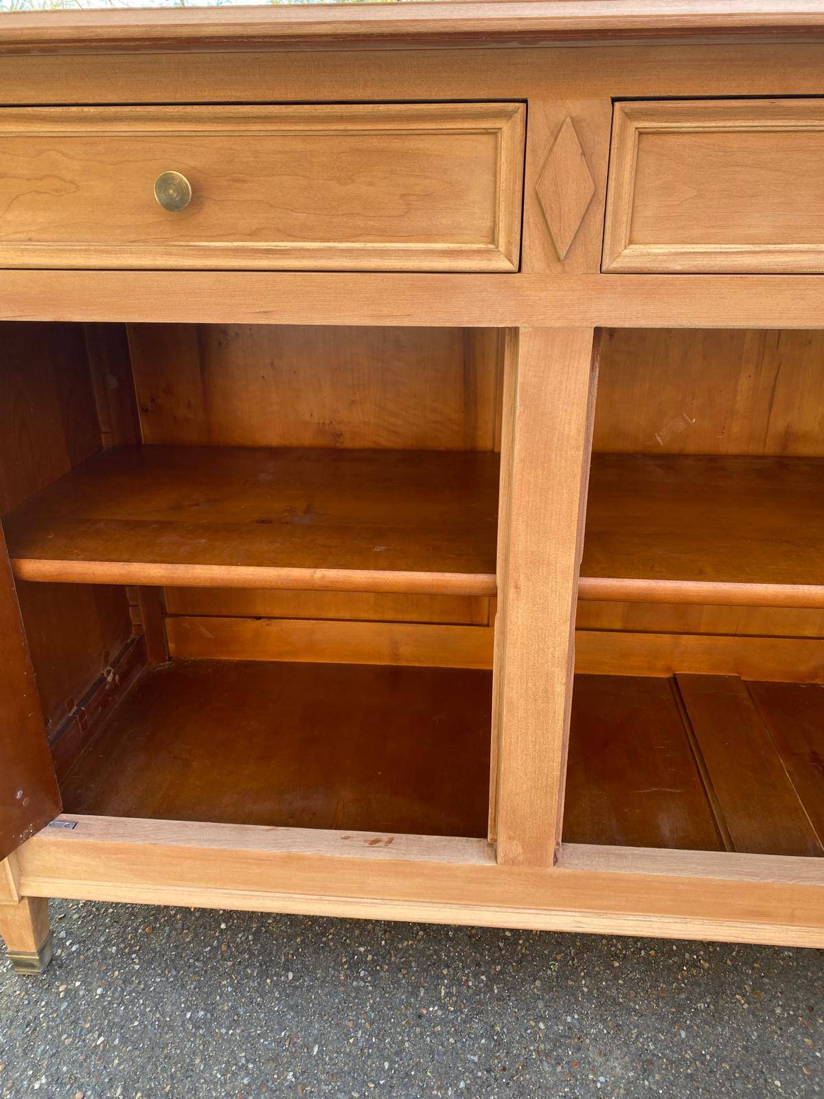 Louis XVI Imperial Sideboard in Solid Oak 190cm