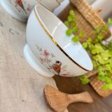 6 porcelain bowls "birds"