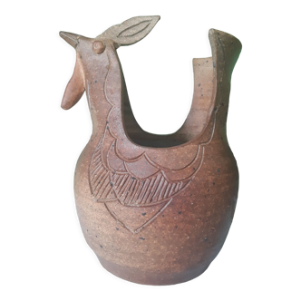 Vintage stoneware hen