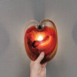 Glass wall lamp, by Per Lutken for Holmegaard Glass factory in the late 70s