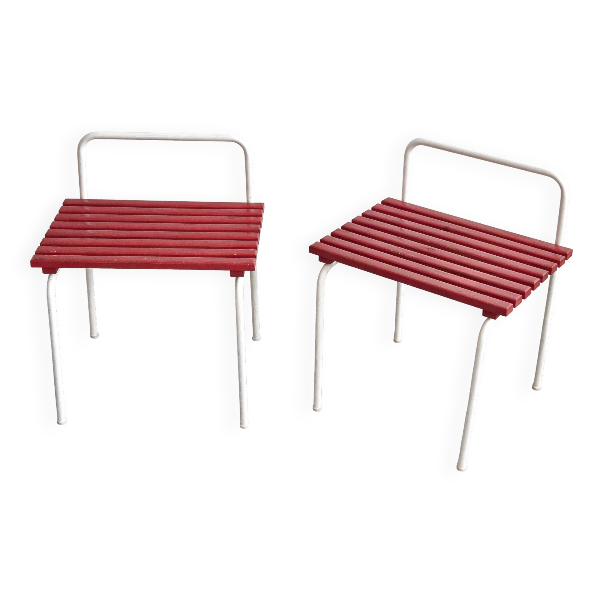 Paire de porte-bagages Charlotte Perriand les Arcs 1960
