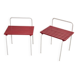 Paire de porte-bagages Charlotte Perriand les Arcs 1960