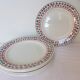 6 vintage flat plates from Céranord St Amand