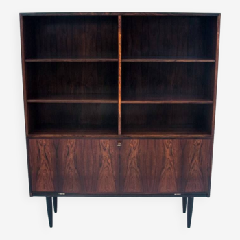 Rosewood shelf designed by Omann Jun, Denmark, 1960s. After renovation.