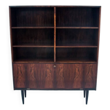 Rosewood shelf designed by Omann Jun, Denmark, 1960s. After renovation.