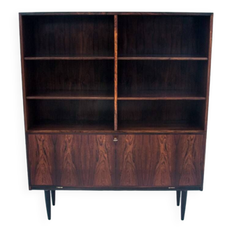 Rosewood shelf designed by Omann Jun, Denmark, 1960s. After renovation.