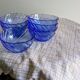 Set de 6 bols vintages bleus par Duralex