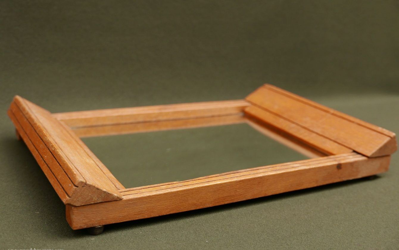 Plateau vintage en bois