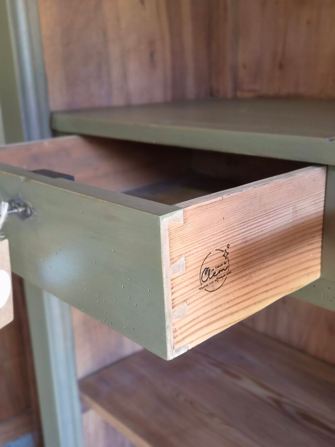 Renovated antique walnut library | Louise