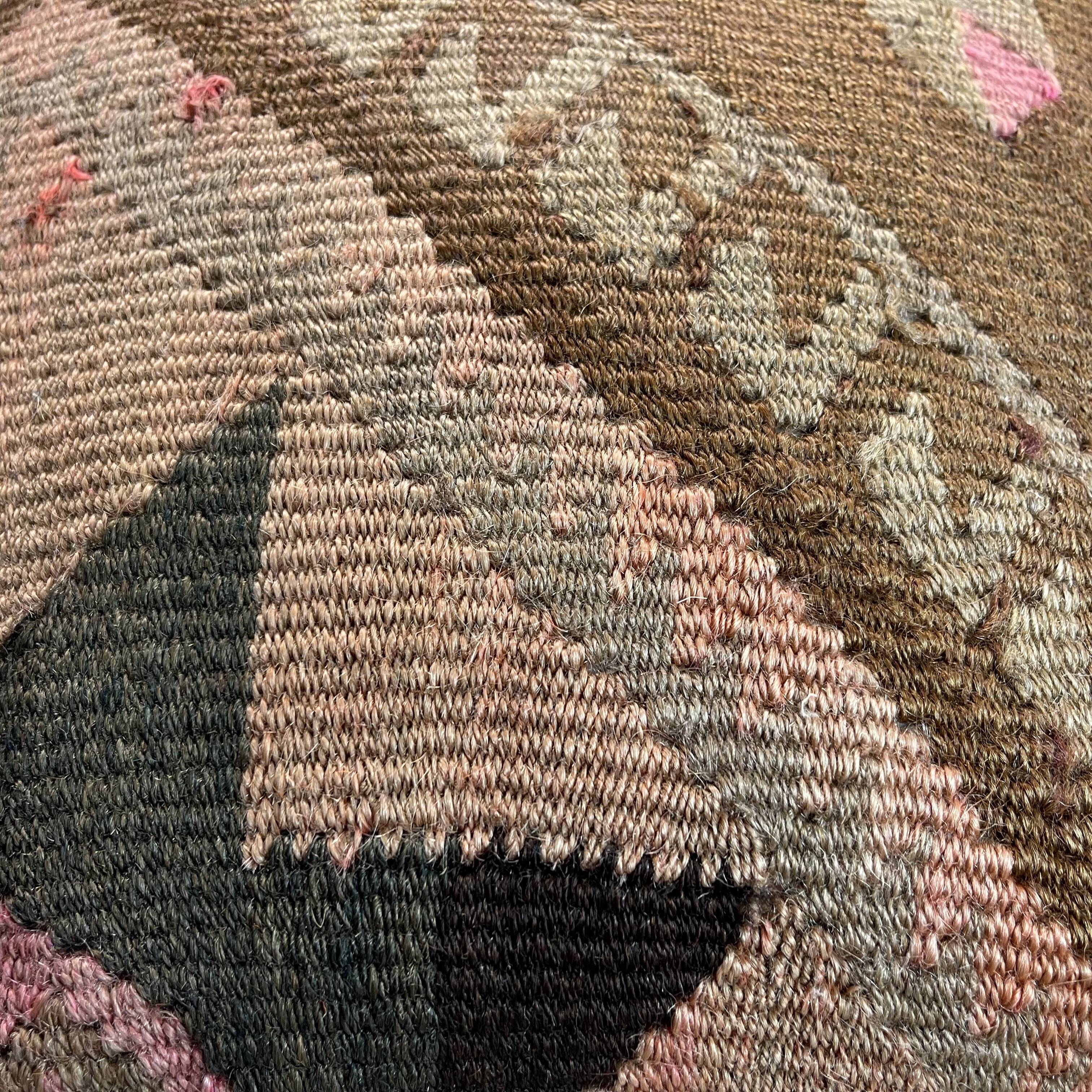 Vintage turkish kilim cushion cover, 40 x 40 cm