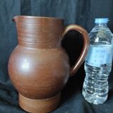 Large pitcher gres varnished berry handmade