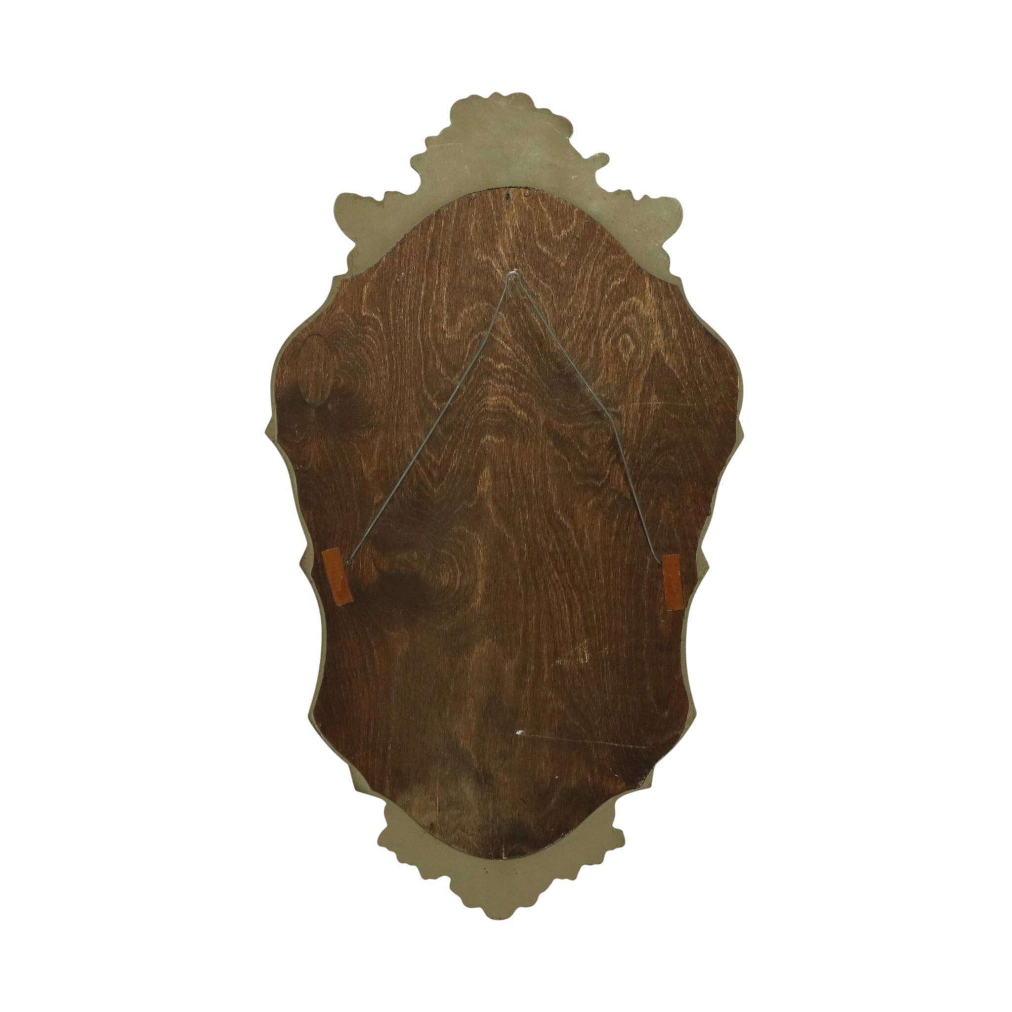 Classic Gold Leaf Mirror Crested Mirror Baroque Deknudt