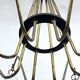 Mid-Century Large 8 arms Arredoluce manner chandelier. Italy 1950s