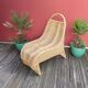Chaise-longue en bambou et rotin