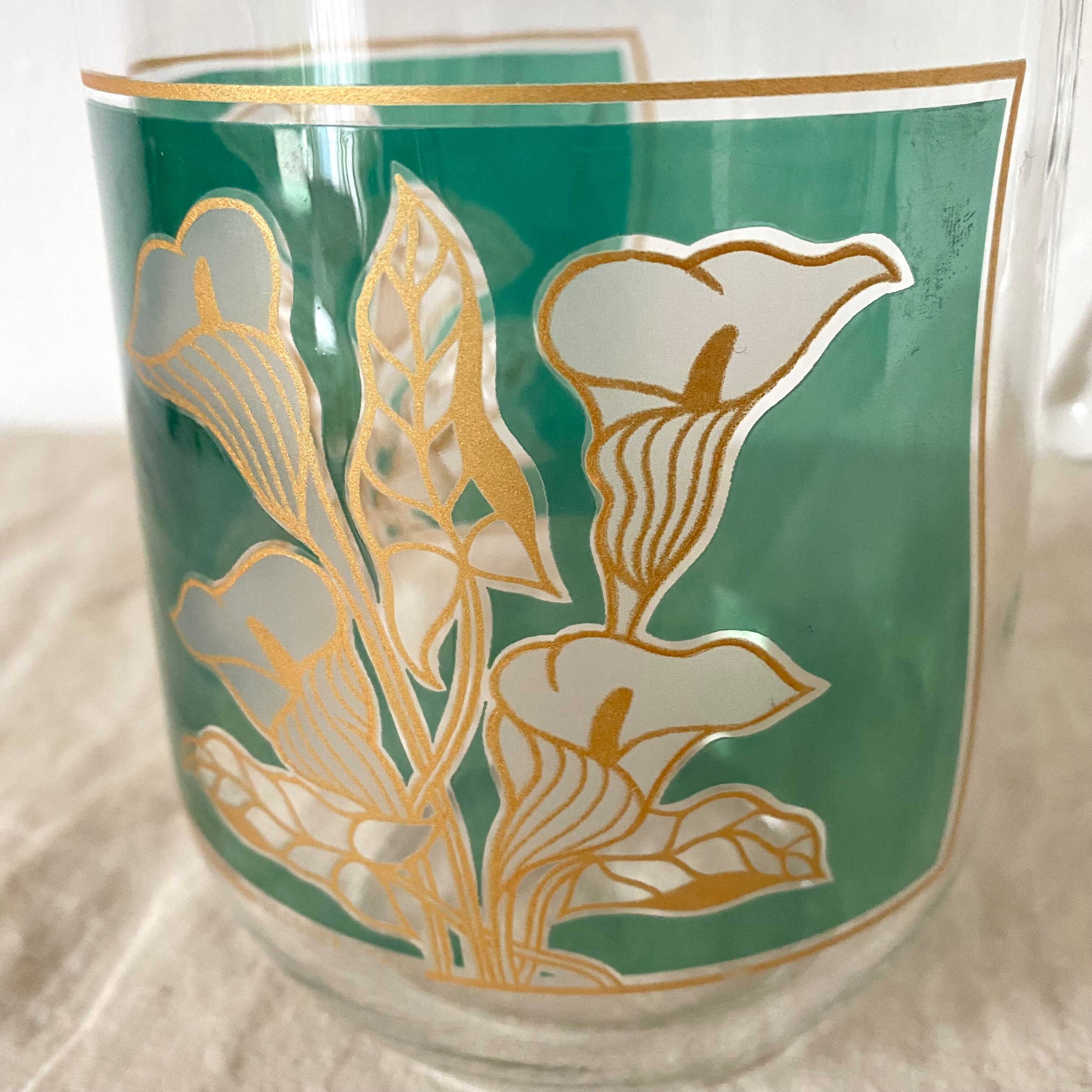 Vintage glass pitcher