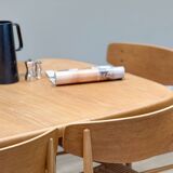 Danish Double Extending Oak Dining Table from Skovby, 1960s