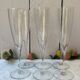 17 Baccarat crystal flutes, Dom Pérignon model