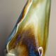 Vase en céramique émaillée, pièce unique, signé D. Prioton, col coquillage