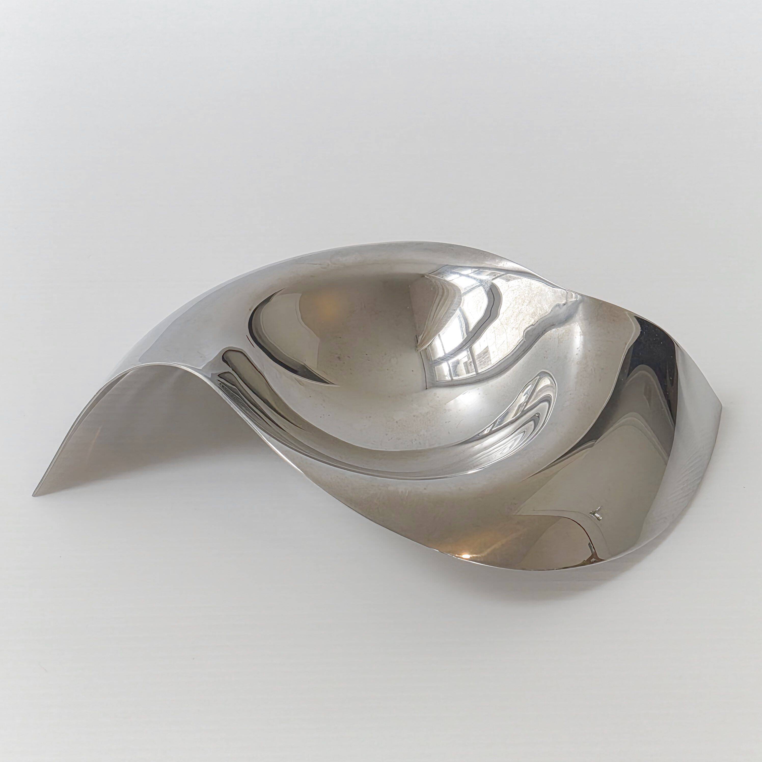Vide-poche coupelle de Allan Schaff pour Georg Jensen 1990
