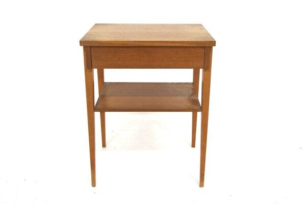 Table de chevet scandinave en teck, Suède, 1950