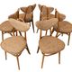 Dining Chairs, No 124 By H & J Kurmanowicz, Poland, 1950’S, Set of 6