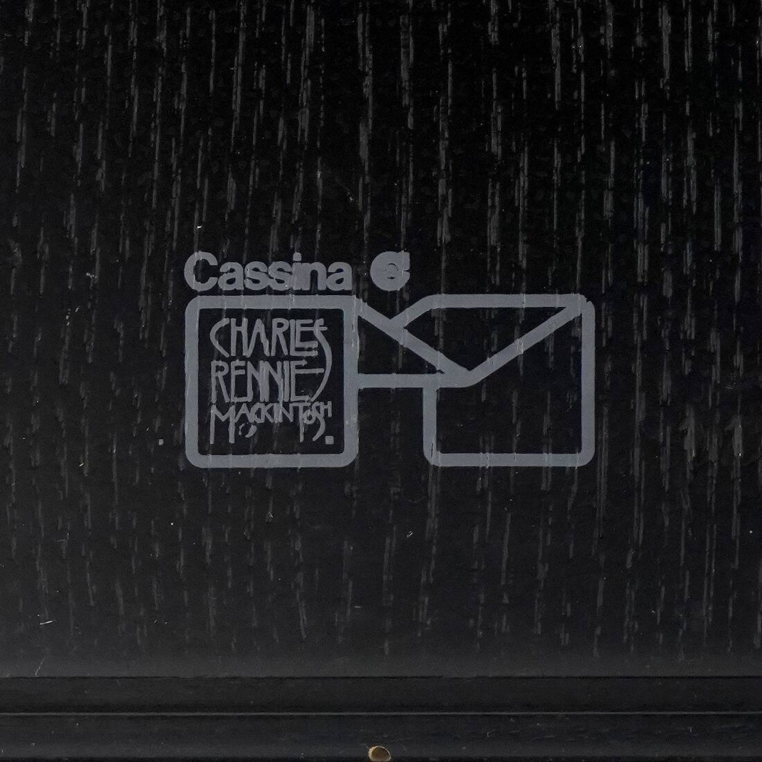 Argyle 3-seater sofa by Charles Rennie Mackintosh for Cassina, 1980s