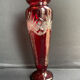 Baluster vase - cut blown crystal