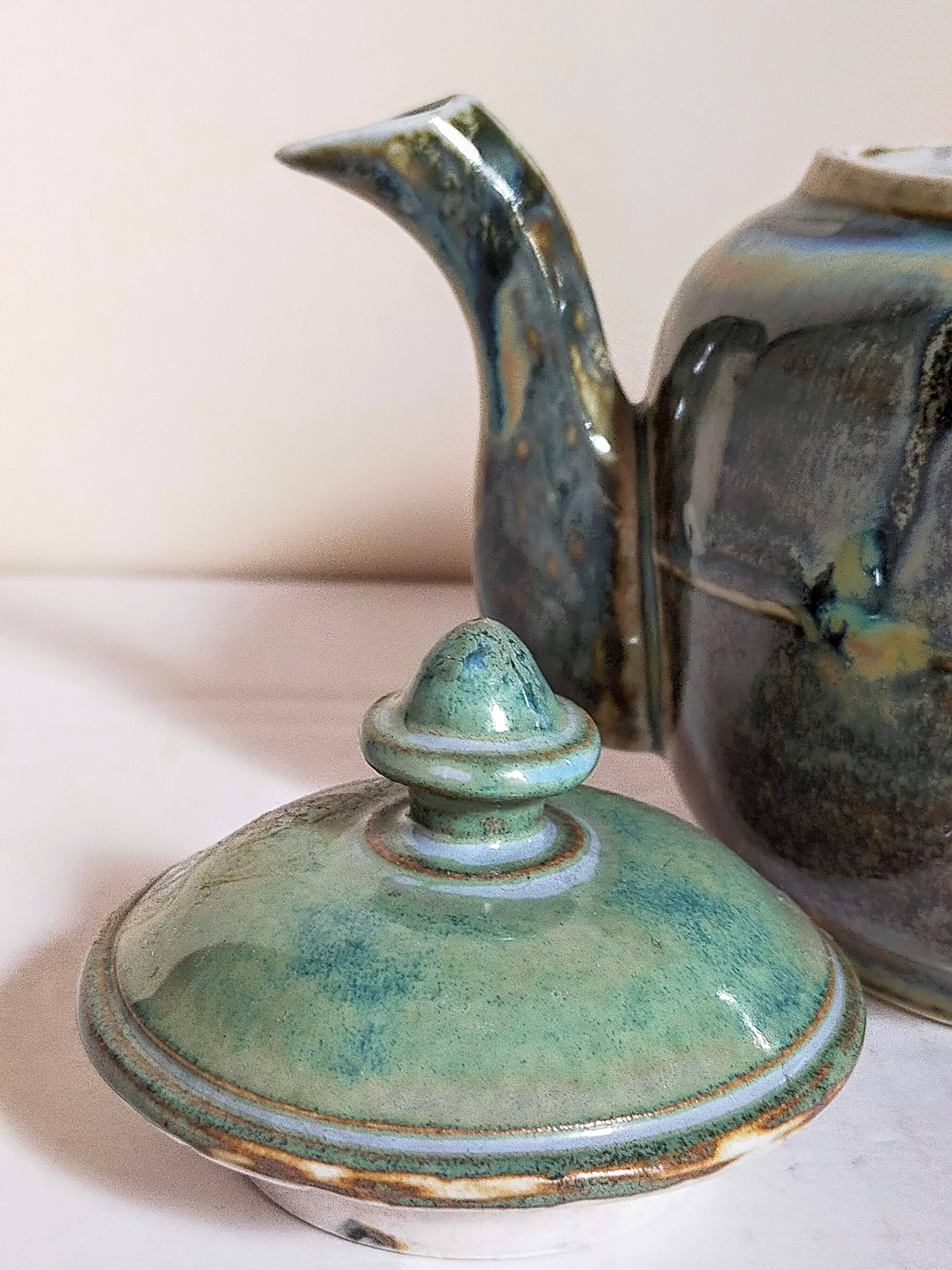 Vintage fine ceramic teapot