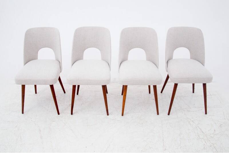 A set of "Muszelki" chairs, Poland, 1960s