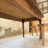 Oval farmhouse table 250cm pine